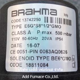Brahma Type E6G*S8*1/2*GMO